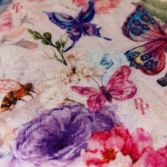 18/24 Mnth Posh Peanut Floral Butterfly Bummie Twirl 2pc Like New - Picture 3 of 13